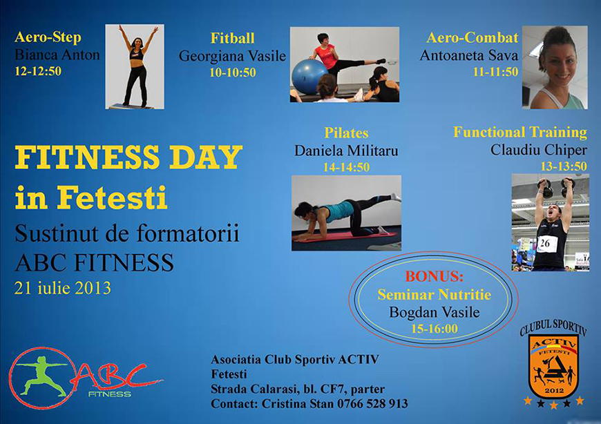 fitness day in fetesti