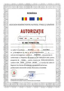 autorizatie arnfs fitness