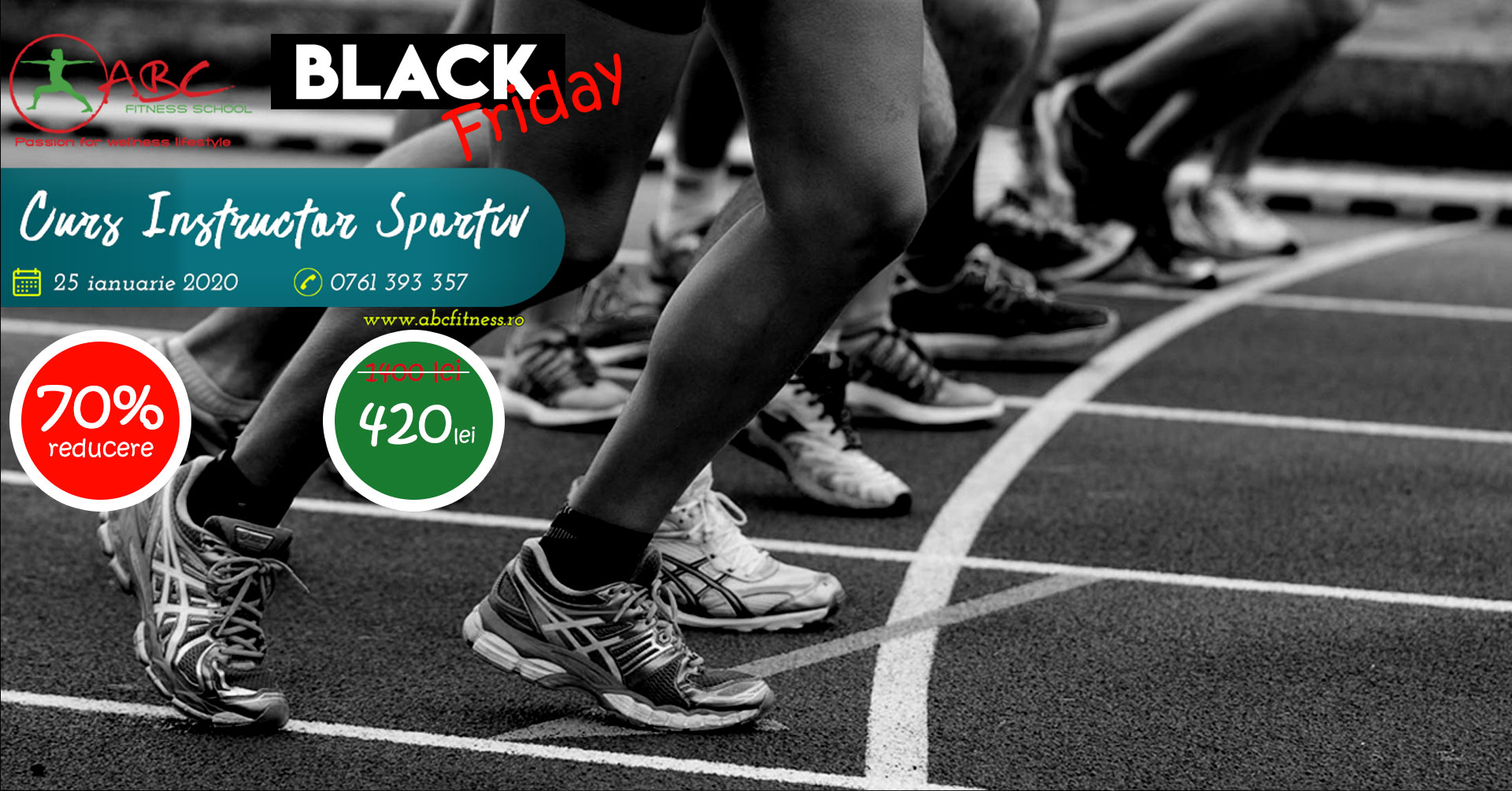 curs instructor sportiv - reducere black friday