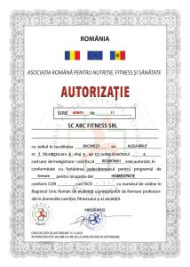 AUTORIZATIE HOMEOPATIE