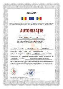autorizatie nutritie aplicata